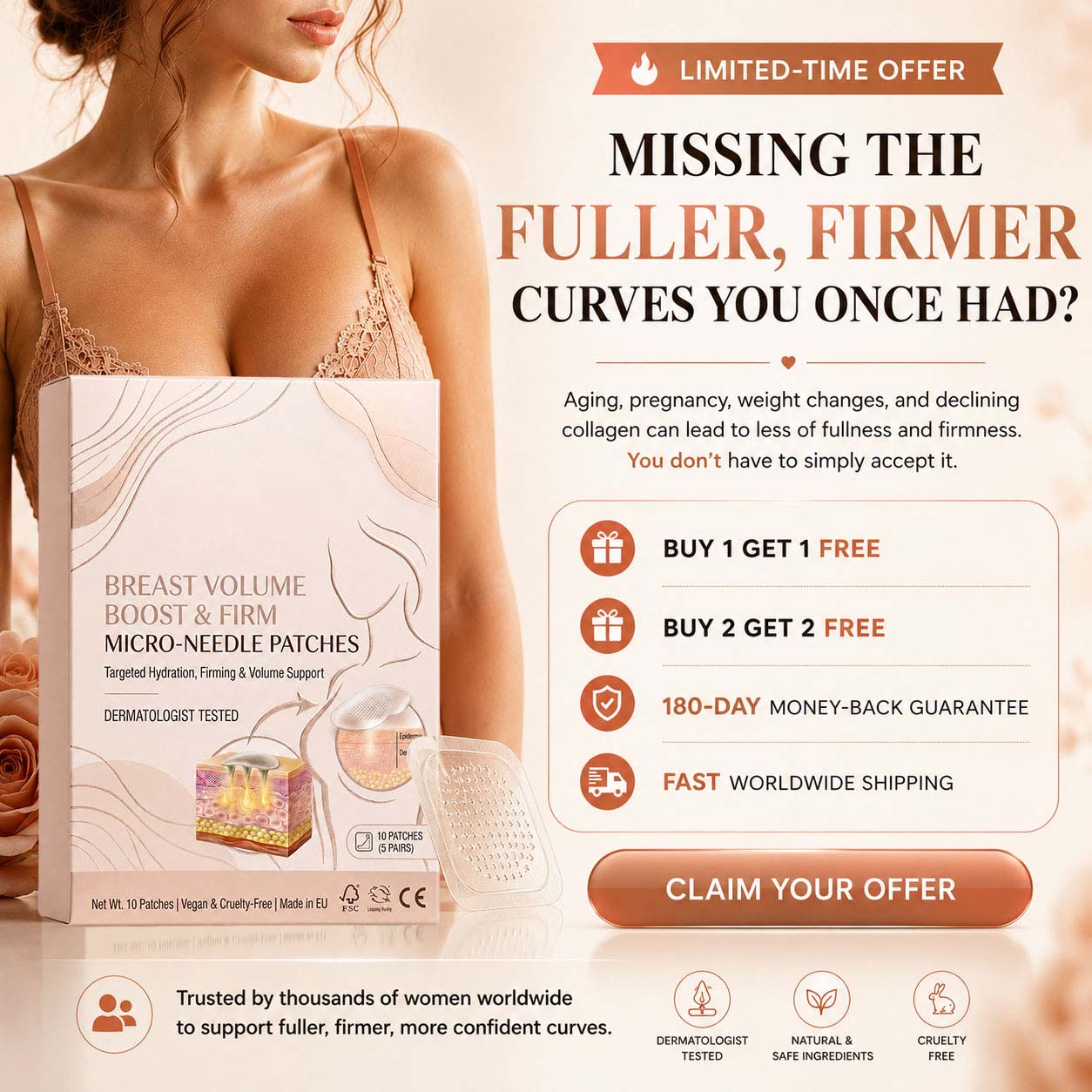 Reneglog® Targeted Breast Enhancement Advanced Patch